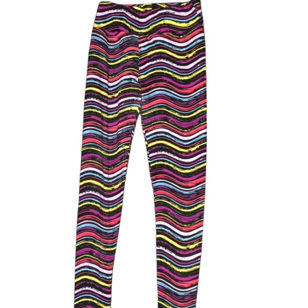 💕5️⃣for25 Colorful Striped ladies Xs Leggings THEY ARE SO SOFT 💕